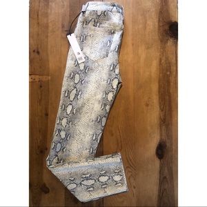 Joe’s Jeans High Rise Cigarette Ankle Jeans -Snake